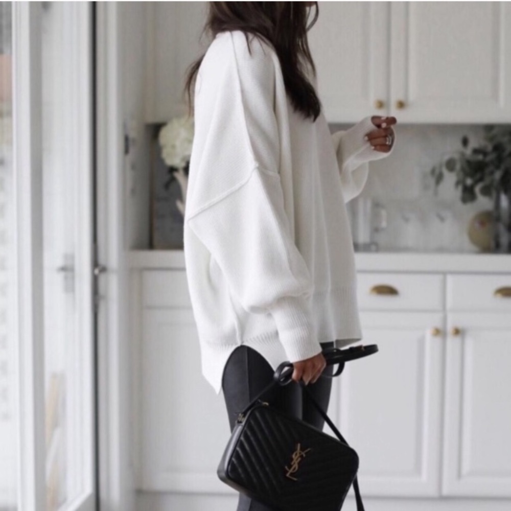 NEW Free People Easy Street Tunic Sweater - Picture 3 of 9